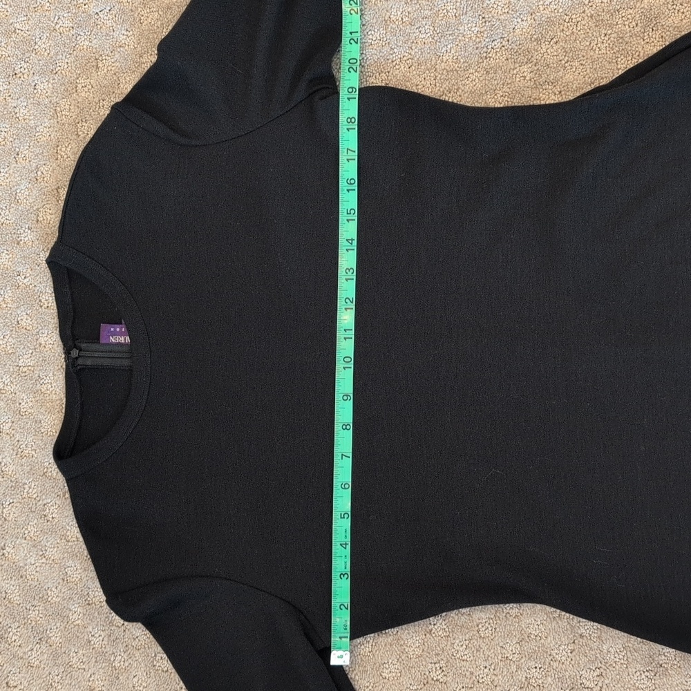 Ralph Lauren Collection Purple Label 100% Wool Long Sleeve Maxi Dress Vintage - Picture 6 of 14